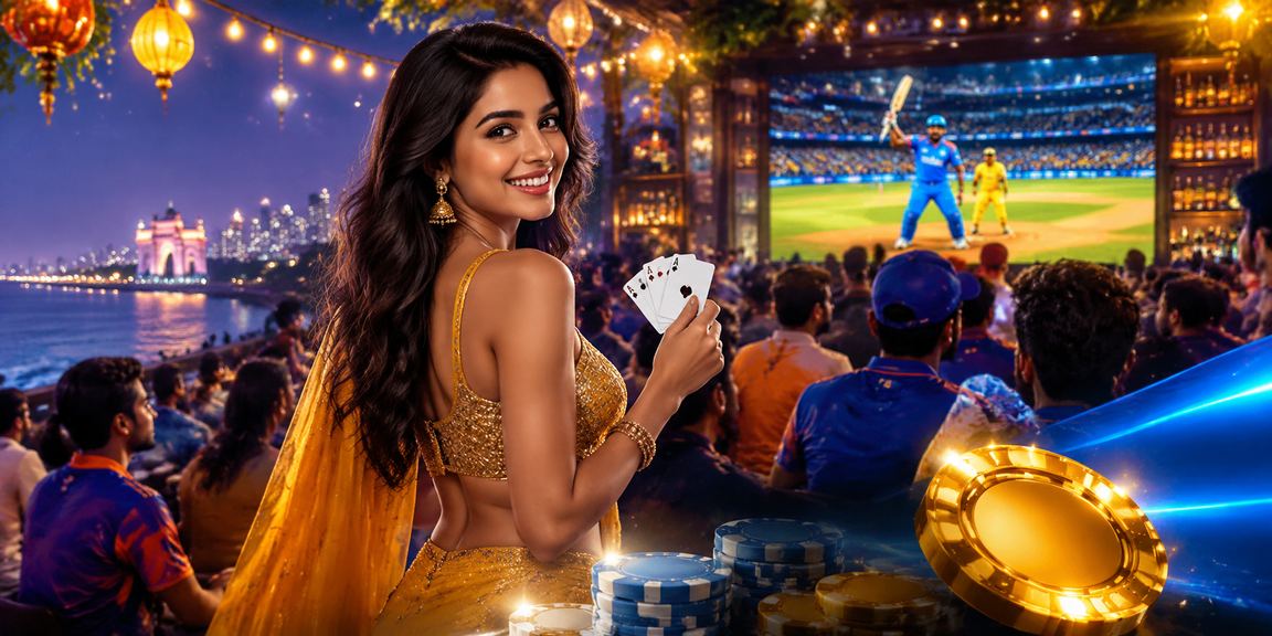 Young Indian man betting live on cricket match on his smartphone