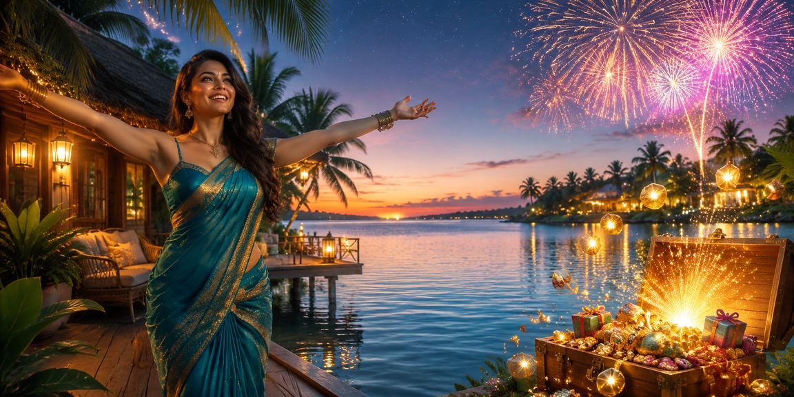 Indian player celebrating a deposit bonus payout at Kerala