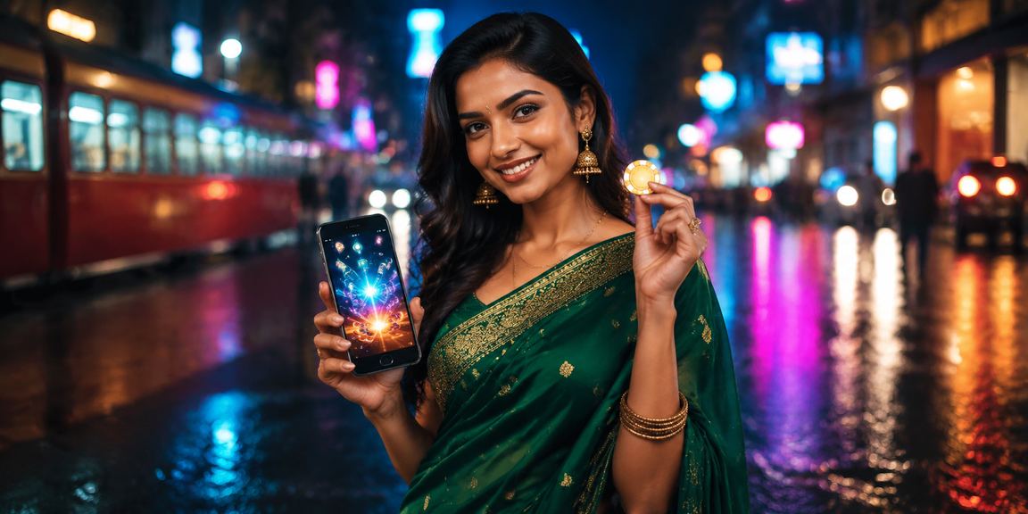 Modern casino and betting app user playing in Mumbai